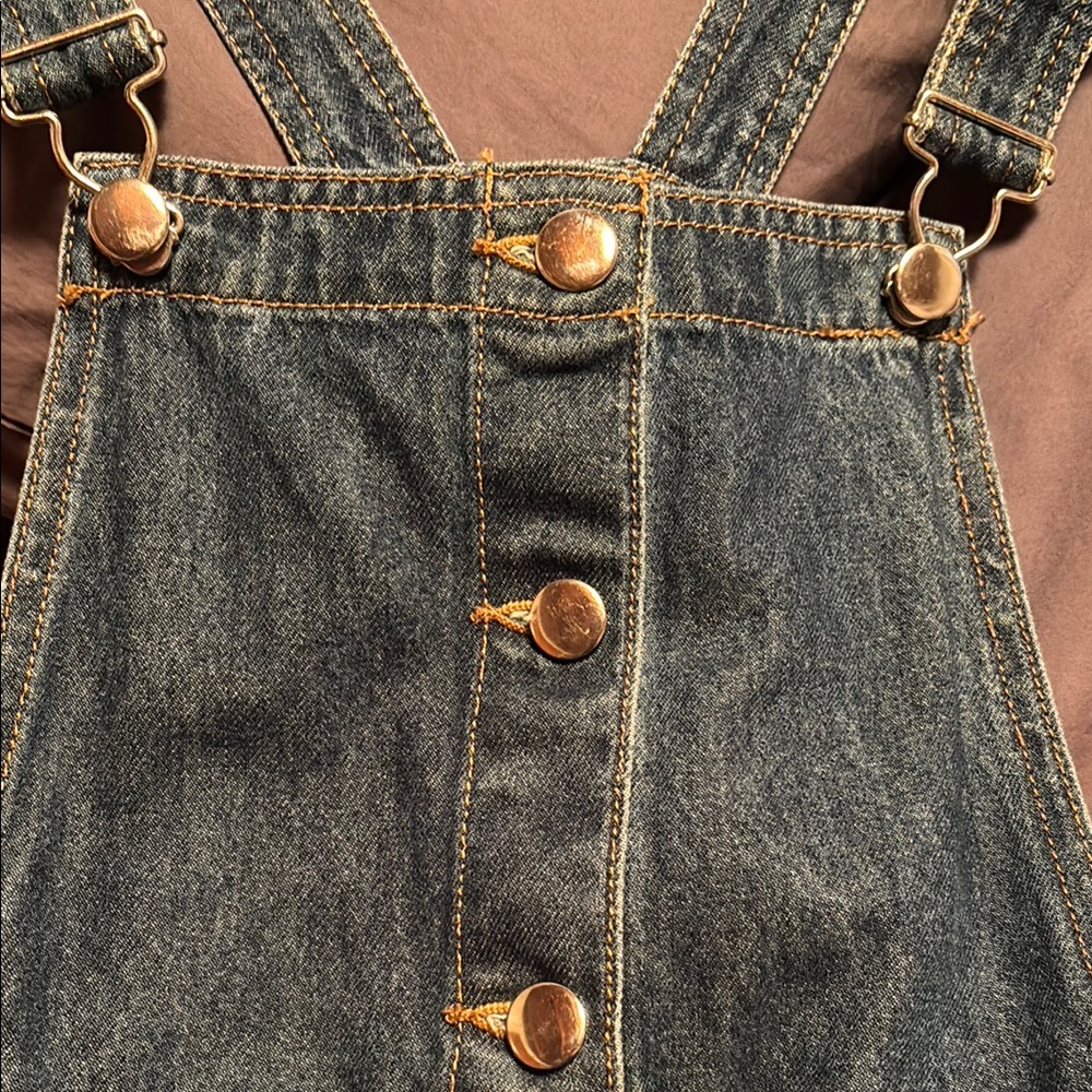 Divided by H&M Button Front Denim Overall Dress 2 - Picture 5 of 5